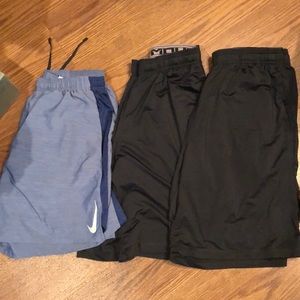 3 pairs running shorts